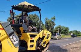 Las primeras maquinarias viales ya se encuentran instaladas en un campamento en la cercanía del puesto de pesaje del municipio de Lima