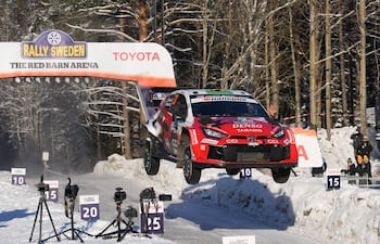 Victoria para el británico Elfyn Evans en el Rally de Suecia, liderando el 1-2-3 de Toyota junto a Takamoto Katzuta y Sami Pajari.