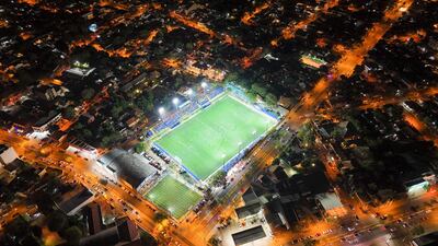 Estadio Ricardo Grégor del Independiente de Campo Grande, donde oficia de local Recoleta FC.