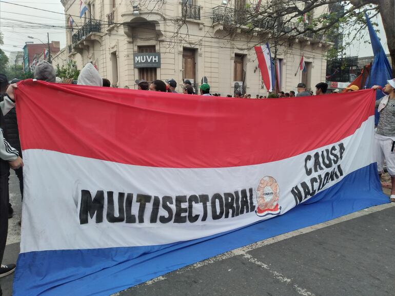 MUVH multisectorial protesta Asunción