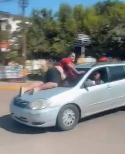 Hombre atropellado y arrastrado em Encarnación.