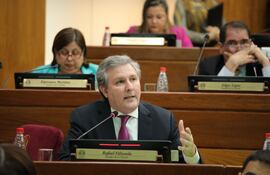 Rafael Filizzola (PDP). Foto: Prensa Senado.