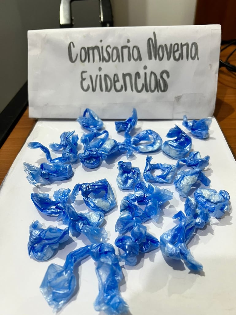 Droga incautada.