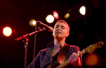 Sinead O'Connor durante un festival en el año 2008. La cantante irlandesa falleció en julio del año pasado a los 56 años.
