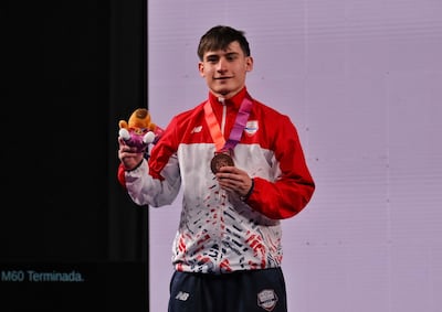 Alexandro Liuzzi sumó la segunda medalla del Team Paraguay en los Juegos Odesur 2026.