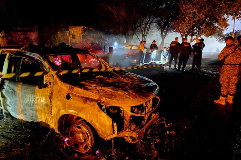 Devastador ataque del EPP al puesto policial de la colonia Naranjito.