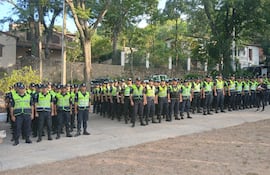 Hace una semana atrás la Policía Nacional había anunciado la cobertura de 500 efectivos policiales en San Bernardino.