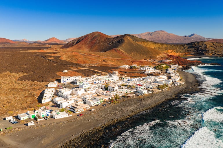 El Golfo, Lanzarote, Islas Canarias, España.