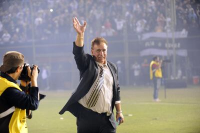 Ever Hugo Almeida (77 años), leyenda de Olimpia, que vuelve a la dirección técnica franjeada.
