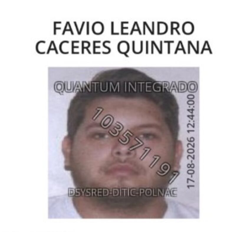 Favio Leandro Cáceres Quintana, fue capturado en la ciudad de La Paloma en el marco de la investigación del robo.
