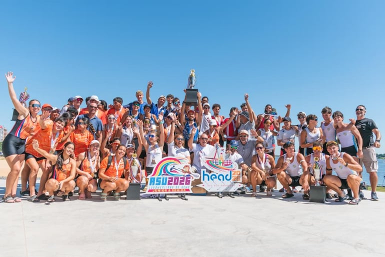 Sudamericano Máster y Junior de Remo: Gran corolario con el Head del Río Paraguay