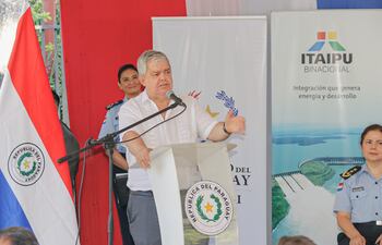 El Ministro del Interior, Enrique Riera.