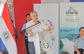 El Ministro del Interior, Enrique Riera.