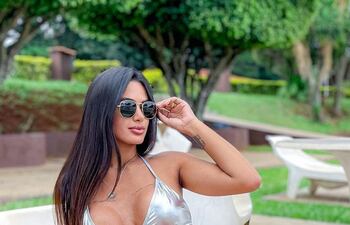 La influencer brasileña Aline María Ferreira, muerta luego de que le inyectaran PMMA en los glúteos.