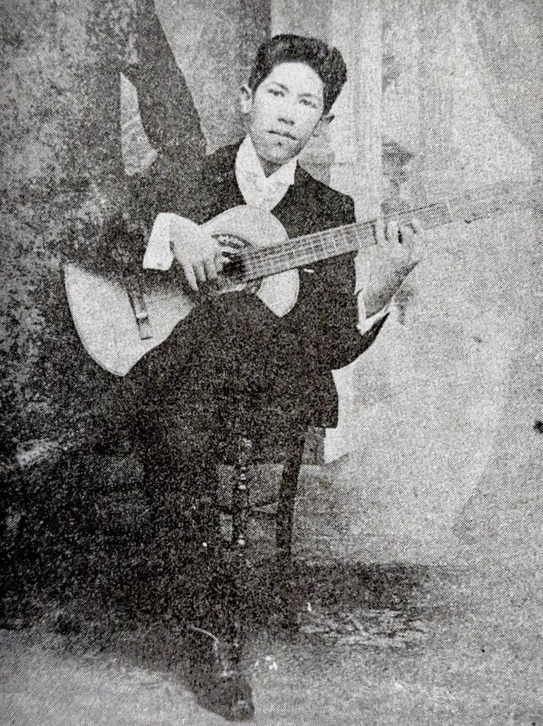 Agustín Barrios a los 14 años de edad