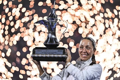 Jessica Pegula, campeona del WTA 1000 de Dubái.