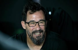 Pablo Andrés "Vitamina" Sánchez (53 años), director técnico de Olimpia.