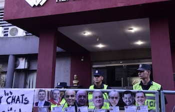 Manifestacion Caso Chats de Lalo,Fiscalia Gral.hoy 28 de febrero del 2025.foto Pedro Gonzalez