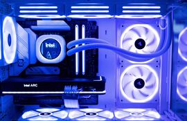 Una exposición de Inte, en Las Vegas, Nevada.