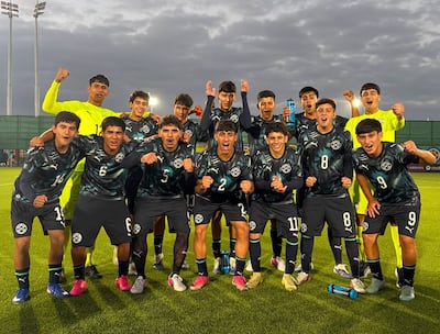 Integrantes de la selección paraguaya Sub 15.