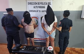 Los detenidos están recluidos en la comisaría de Santa Rita a cargo del Ministerio Público.