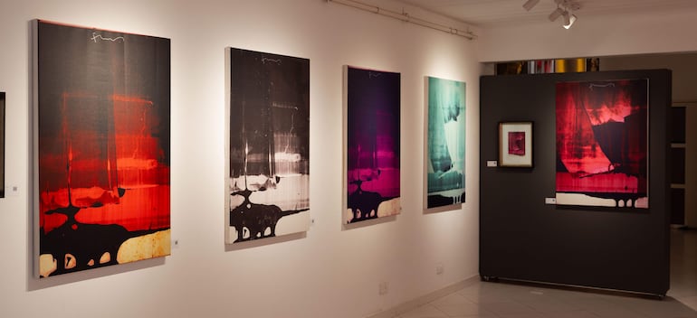 Felix Toranzos inauguró su exposición de arte Mar de Lis en la galería BGN en Asunción, Paraguay.