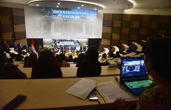 El FEEI realizó su rendición de cuentas para la educación en el Banco Central del Paraguay (BCP) el lunes pasado.