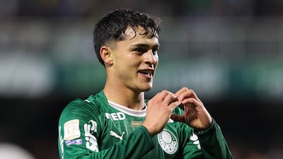 El paraguayo Ramón Sosa, futbolista de Palmeiras.