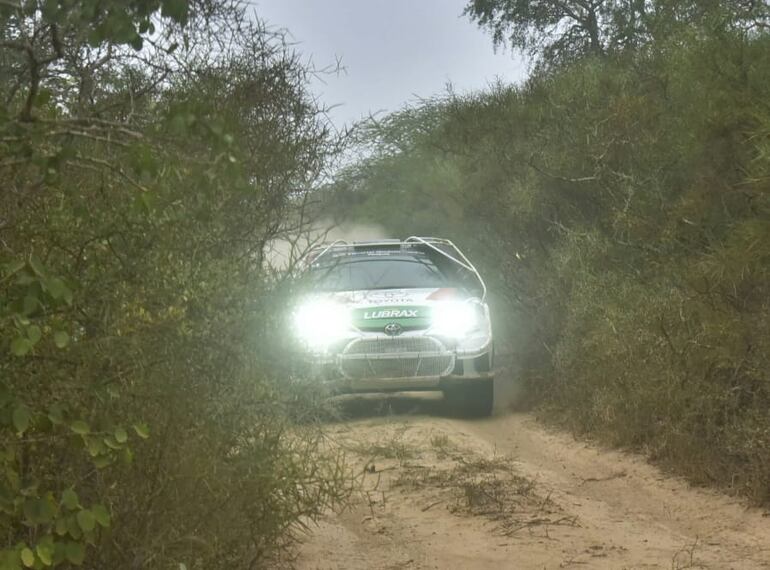 La Etapa 1 del Transchaco Rally 2023 en el Departamento de Boquerón.