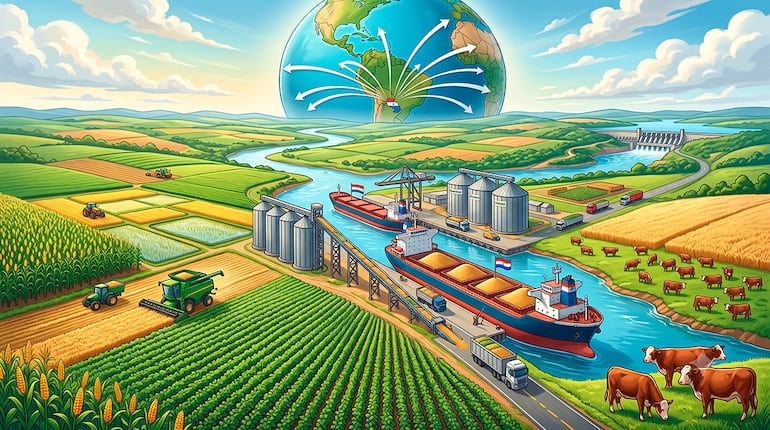 Paraguay, una fábrica de alimentos con alcance global - Negocios