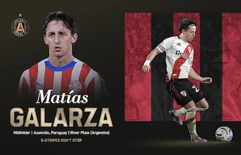 El anuncio oficial de Atlanta United sobre la contratación de Matías Galarza.