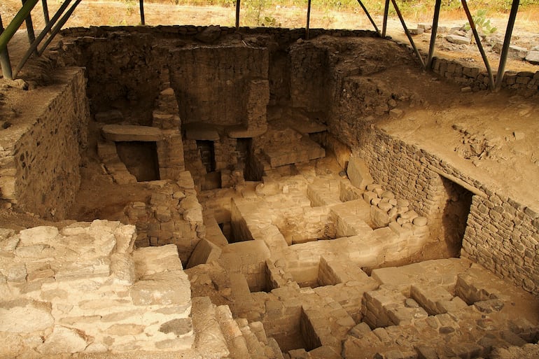 Complejo arqueológico de Wari, Perú.