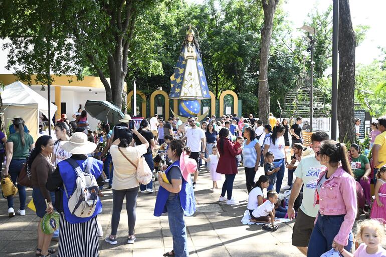 El Tupasy Ycuá es otro de los lugrares muy visitados por los peregrinos.