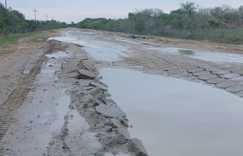 El tramo de unos 20 kilómetros entre General Díaz y Paso de Patria se encuentra en pésimas condiciones, afectando a pobladores, productores y turistas.