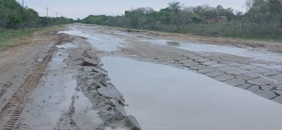 El tramo de unos 20 kilómetros entre General Díaz y Paso de Patria se encuentra en pésimas condiciones, afectando a pobladores, productores y turistas.