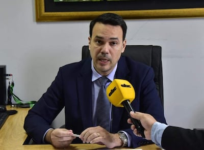 Rolando Duarte, juez penal de garantías, que libró el exhorto de extradición para el ciudadano chileno.