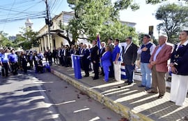 Referentes del PLRA en la conmemoración de su fundación.