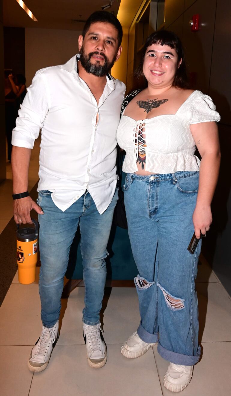 Eduardo Fariña y Carmen Adorno.