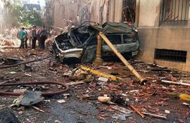 Ataque contra la Embajada de Israel en Buenos Aires, en 19092. (archivo, AFP)