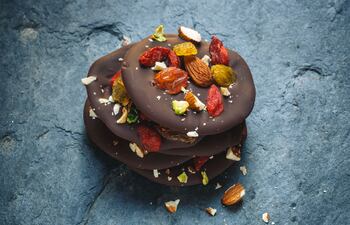 Mendiants, dulces franceses de Navidad.