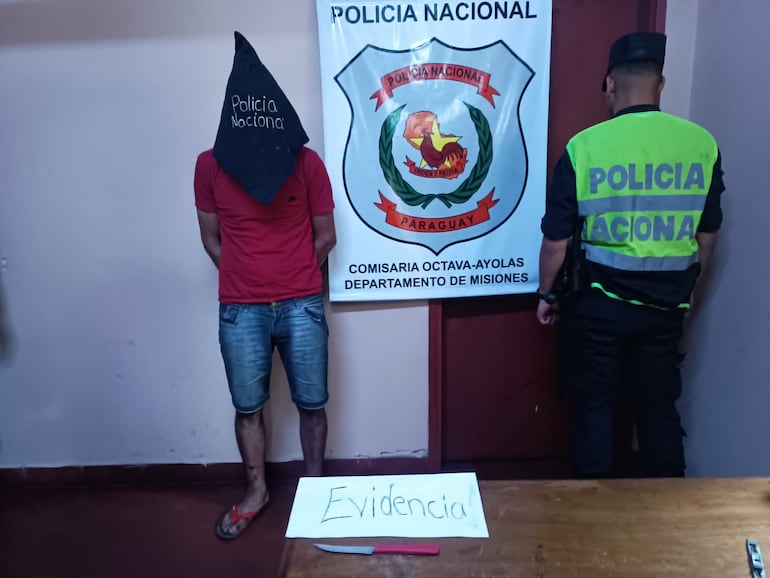 Aprehenden a un hombre por presunta violencia familiar en Ayolas