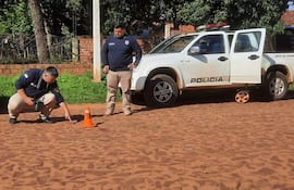 El Ministerio Publico y la Policía Nacional, investiga la muerte de un hombre que habría recibido graves heridas en la vía pública.