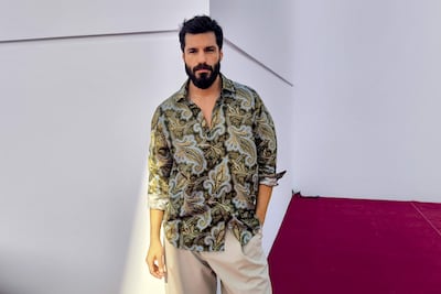 El actor turco y estrella televisiva Serkan Çayoglu, protagonista de la serie 'Mehmed: el Sultán de las Conquistas', durante su paso por el festival de cine de El Gouna, Egipto.