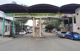 Fachada del Mercado de Abasto de Asunción.