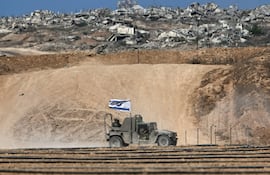 Tropas israelíes patrullan la frontera entre Israel y Gaza. (archivo)