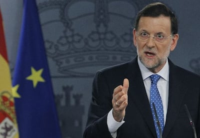 El expresidente del Gobierno español Mariano Rajoy