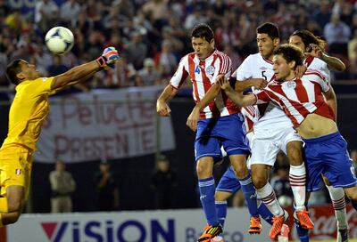 Aguilar le dio a Paraguay la última victoria ante Perú.