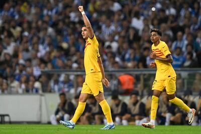 Ferrán Torres fue el autor del gol de la victoria del Barcelona en Portugal