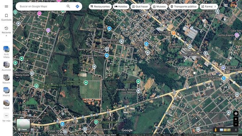 El estadio Ameliano VIlleta, ubicado cerca del Complejo ODD de Olimpia.