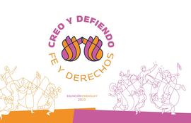 Afiche del seminario sobre fe y derechos humanos.